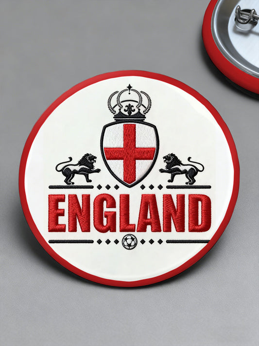 Unisex England Football Lover It's Coming Home 2026 Printed Pins
