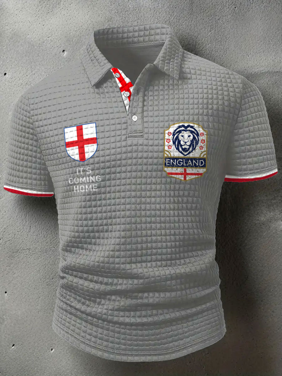 Men's England Football Lover It's Coming Home 2026 Printed Casual Tops