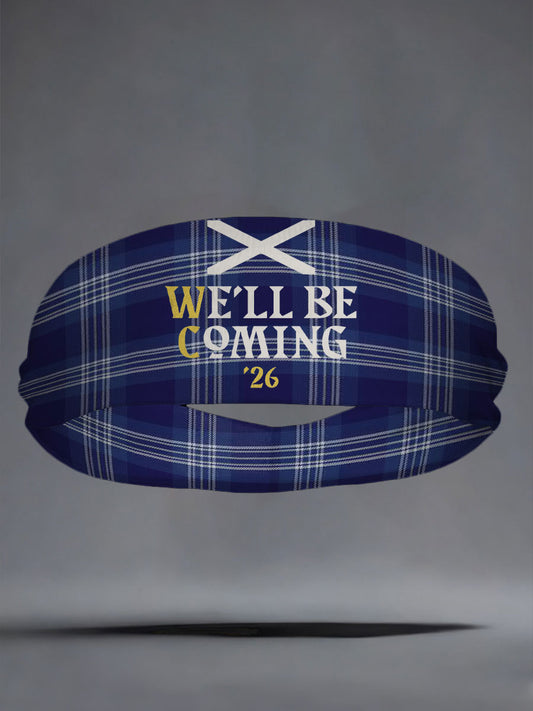 Scotland Football Lover Printed Sports Headband