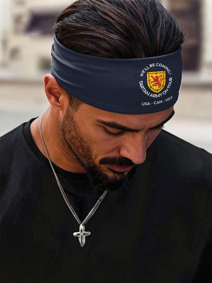 Scotland Football Lover Printed Sports Headband