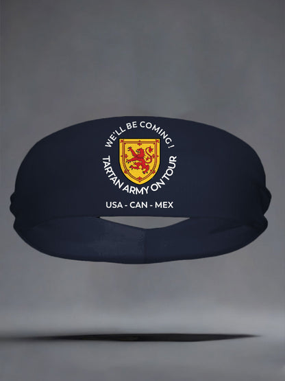 Scotland Football Lover Printed Sports Headband