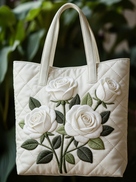 Floral Art Printed Quilted Bag