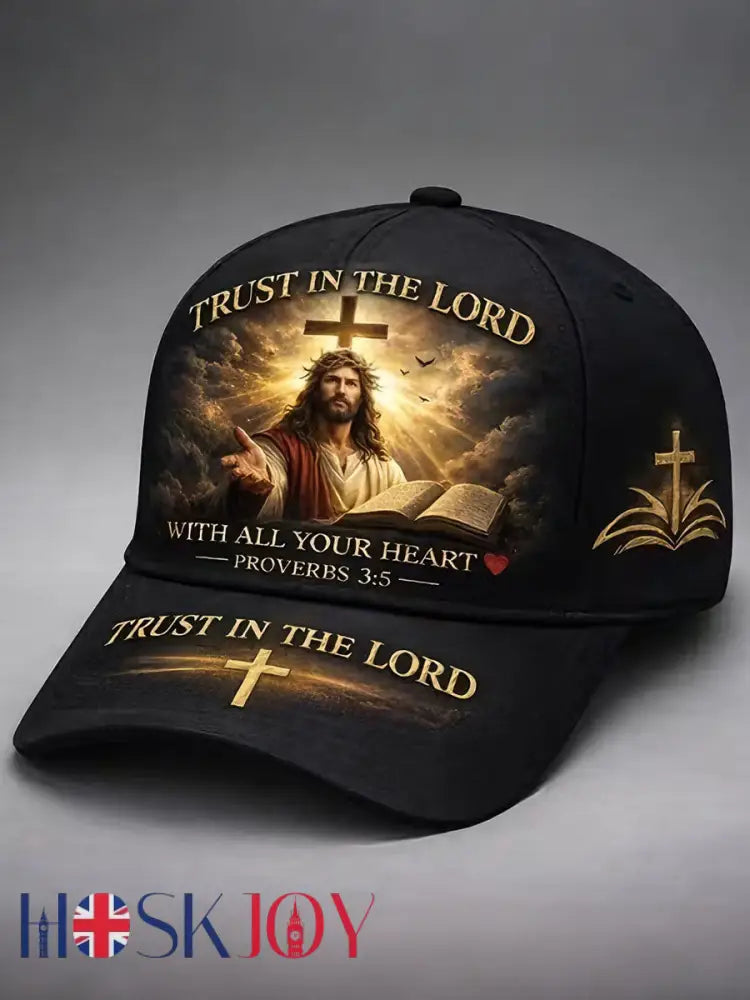 Trust in the Lord unisex hats - Black / ONE