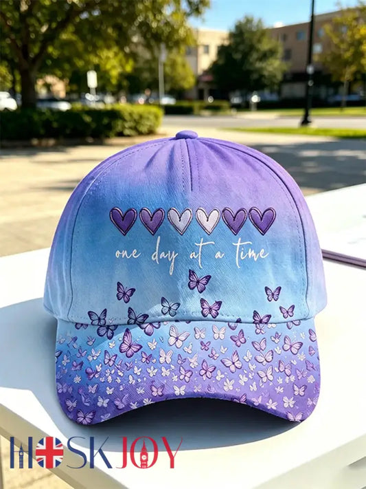 Unisex Alzheimer’s Awareness Support Hat - Purple / ONE