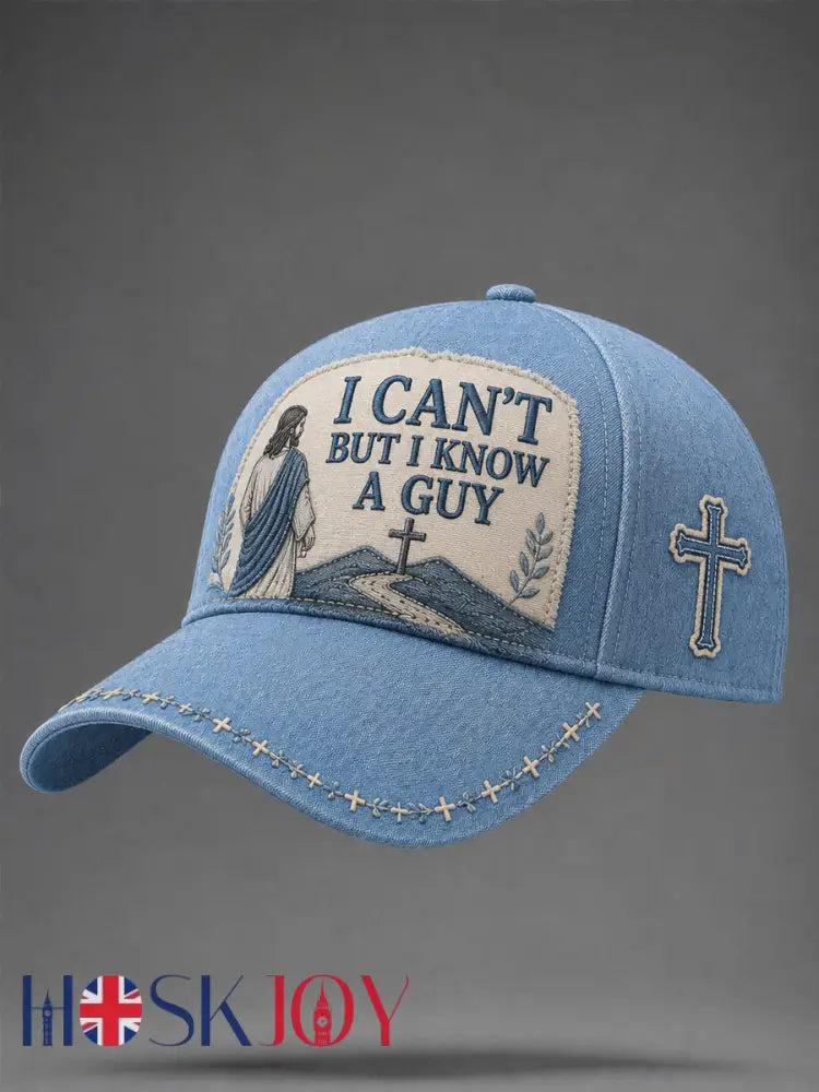 Unisex I Can’t But I Know A Guy Hat - Blue / ONE