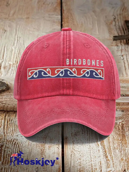 Unisex Maori Art NZ Printed Hat Red / ONE