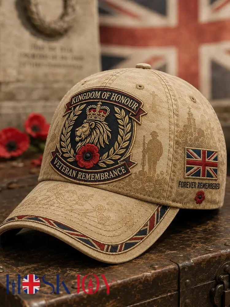 Unisex British Veterans’ Memorial Hat - A / ONE