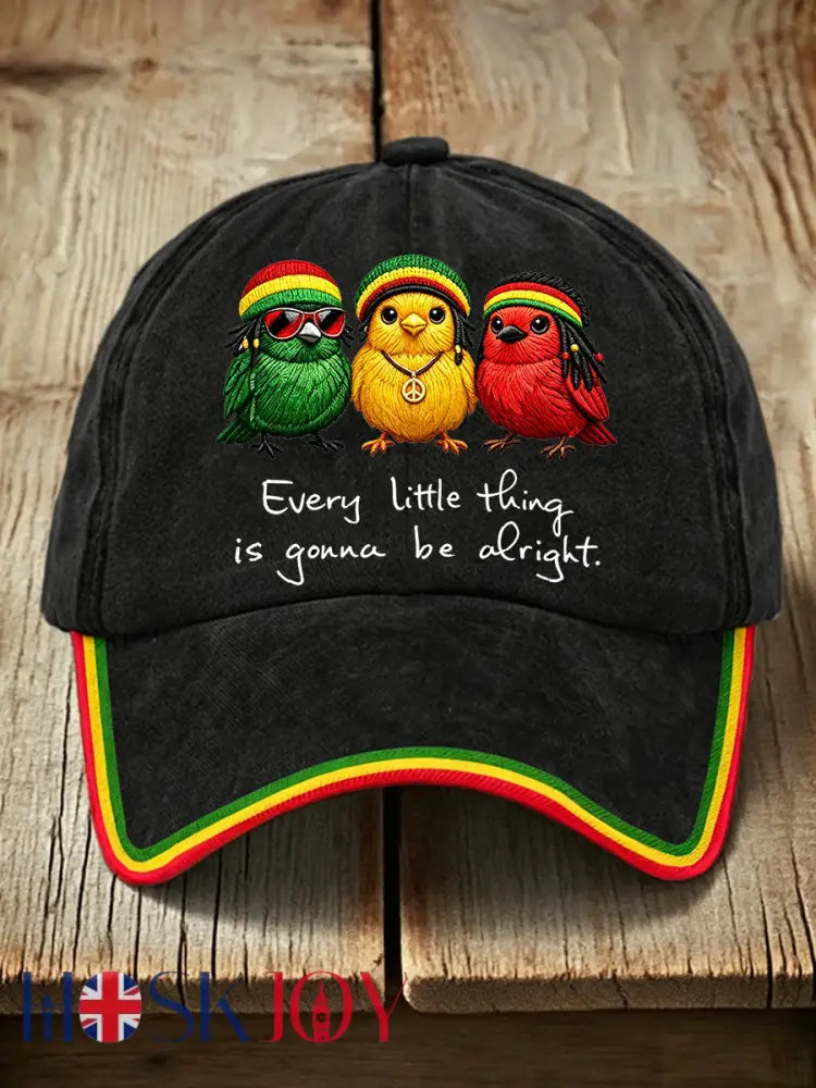 Unisex Reggae Music Hat - Black / ONE