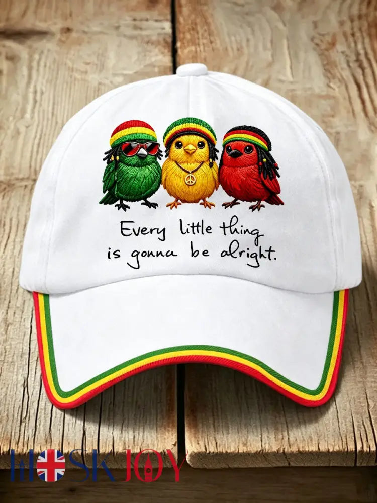 Unisex Reggae Music Hat - White / ONE