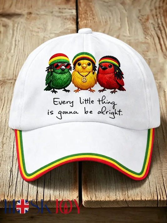 Unisex Reggae Music Hat - White / ONE