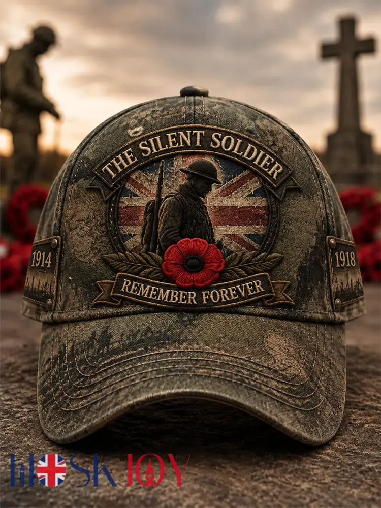 Unisex Remembrance Day Veterans’ Memorial Print Hat - As picture / ONE