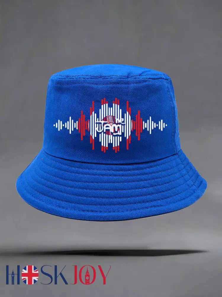 Unisex The Jam- Paul Weller and The Jam Bucket Hat - Blue / ONE