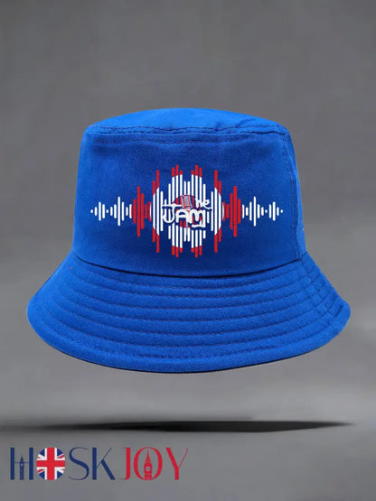 Unisex The Jam- Paul Weller and The Jam Bucket Hat - Blue / ONE