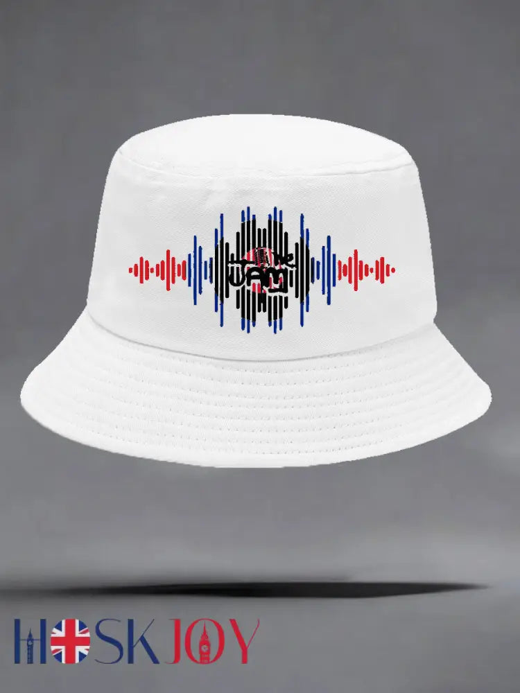 Unisex The Jam- Paul Weller and The Jam Bucket Hat - White / ONE