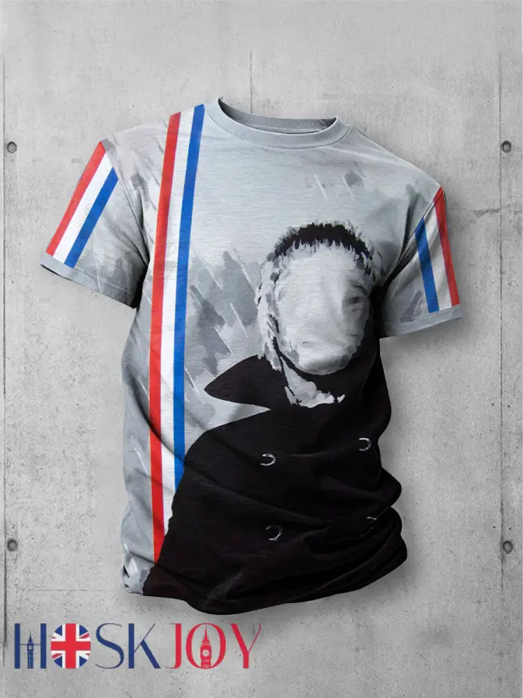 Unisex UK Mods Music Lover Printed T-shirt - As picture / S