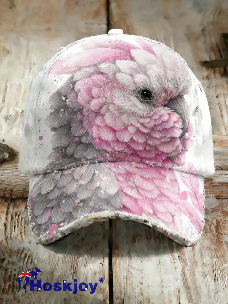 Unisex Vintage Australian Vacation Pattern Printed Hat A / ONE