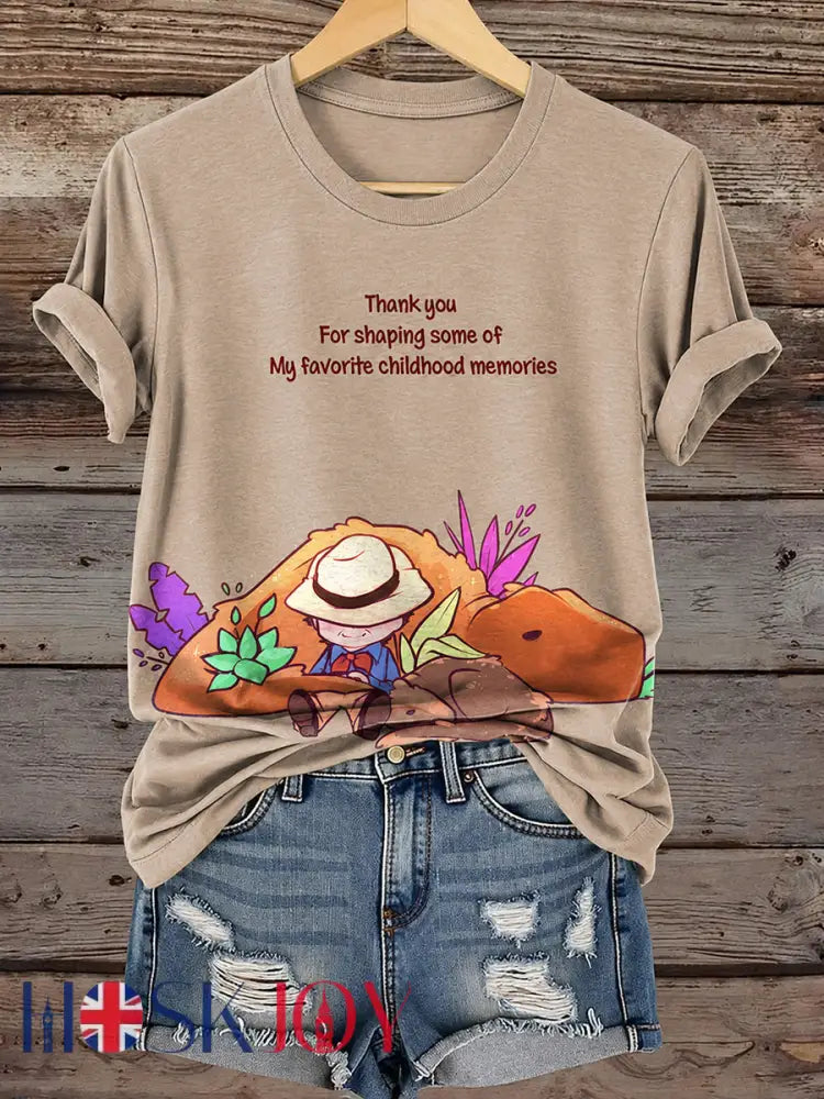Women’s 1947-2026 Memorial Vintage Dinosaur Graphic T-shirt - As picture / S