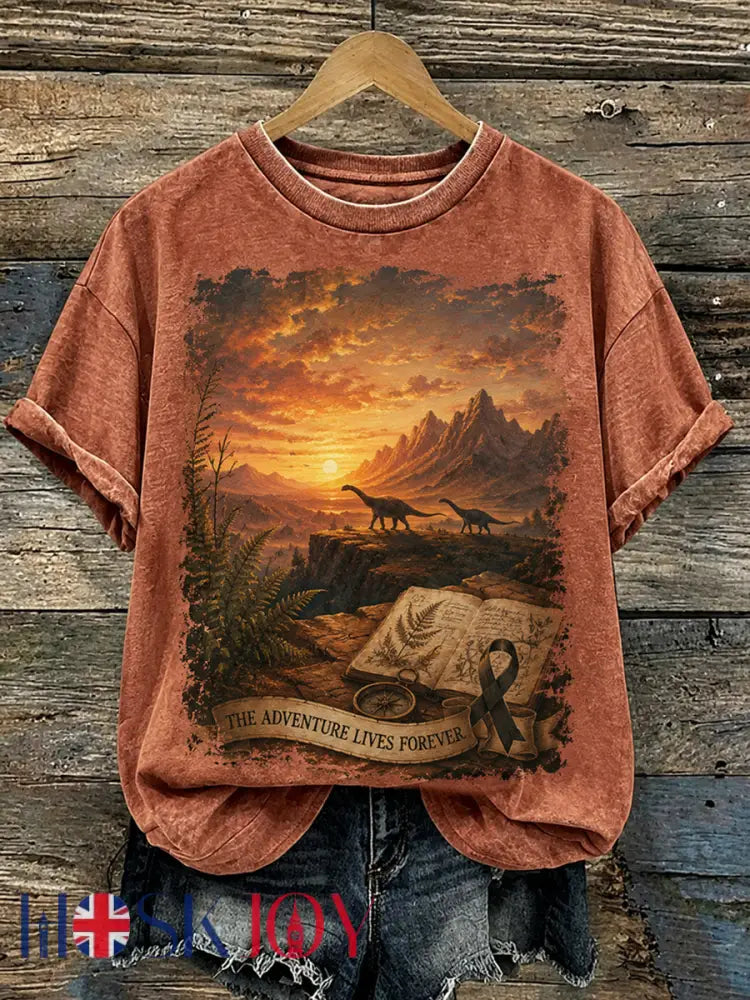 Women’s 1947-2026 Memorial Vintage Dinosaur Graphic T-shirt - As picture / S