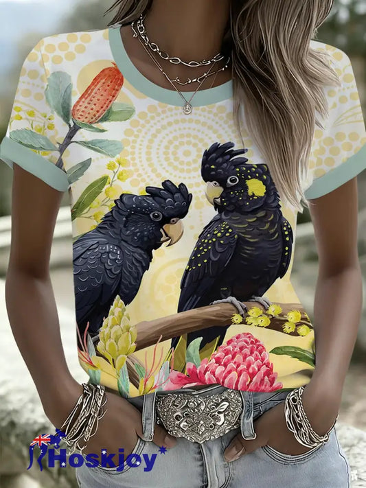 Women’s Australian Cockatoo Print T-Shirt A / S