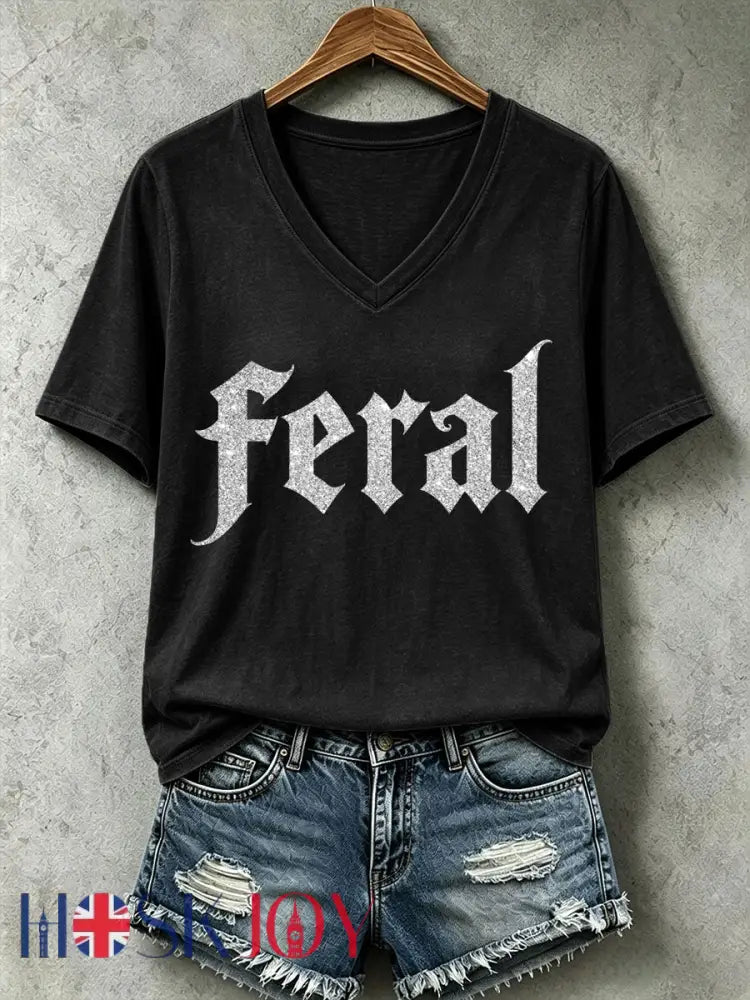 Women’s Feral T-Shirt - Black / S