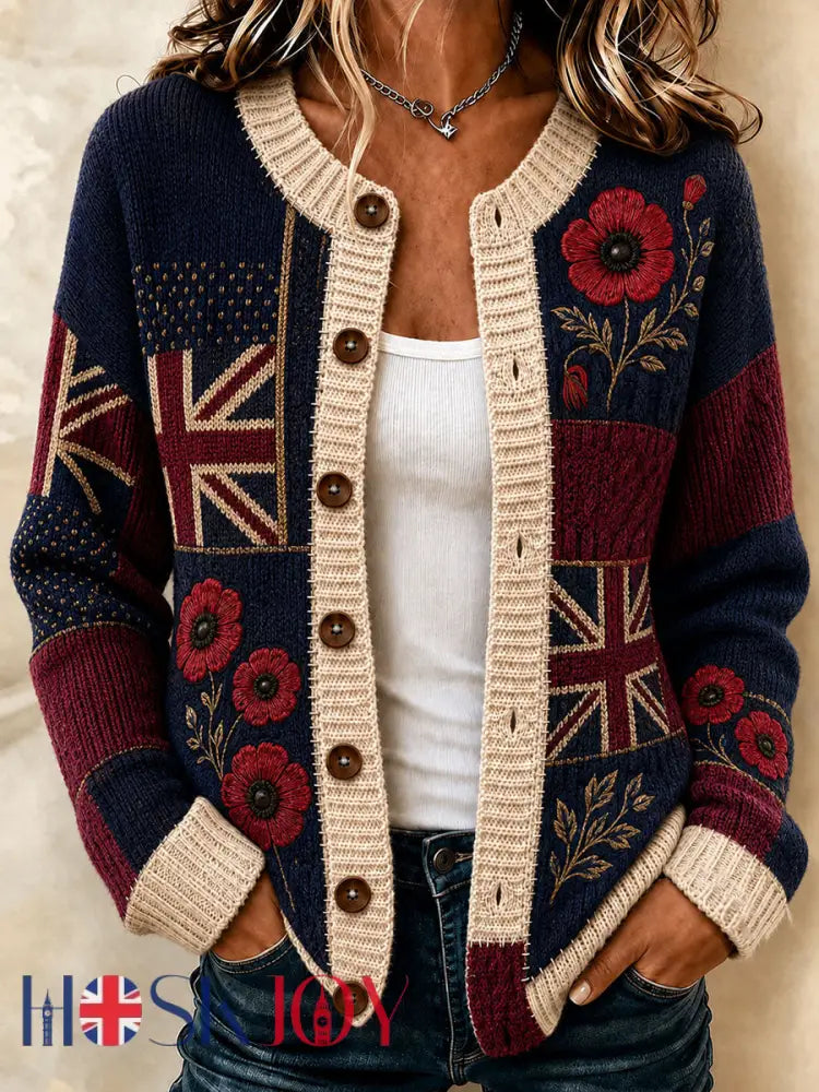 Women’s Lest We Forget Cardigan - As picture / S
