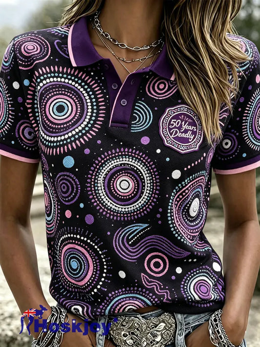 Women’s Naidoc Week Polo T-Shirt - A / S