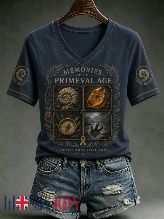 Women’s Rip NZ Jurassic Legend Printed Short Sleeve T-shirt - As picture / S