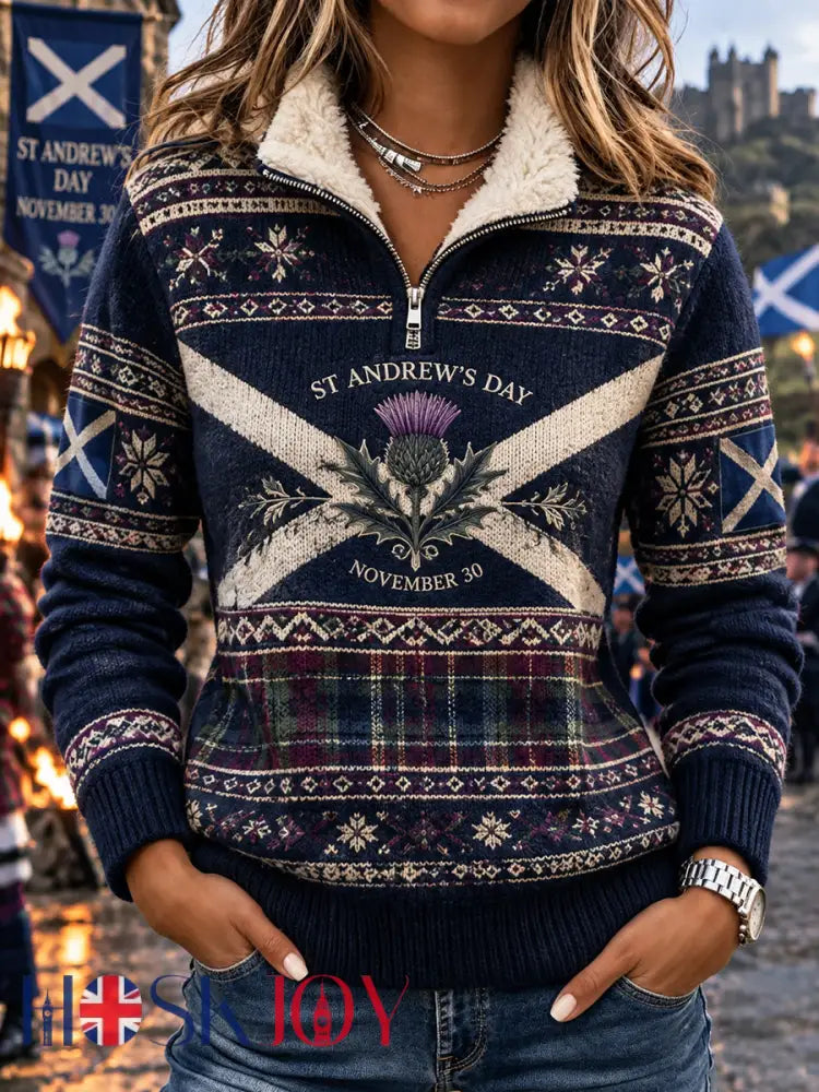 Women’s Scottish St Andrew’s Day Printed Top - A / S