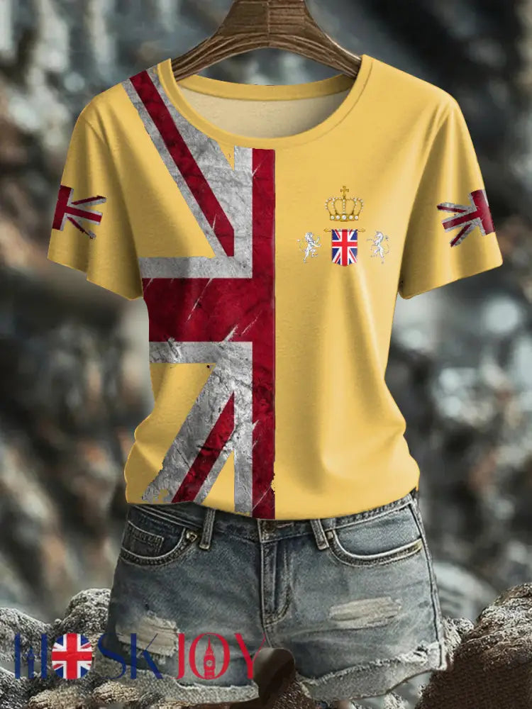 Women’s UK Flag Pride Printed T-Shirt