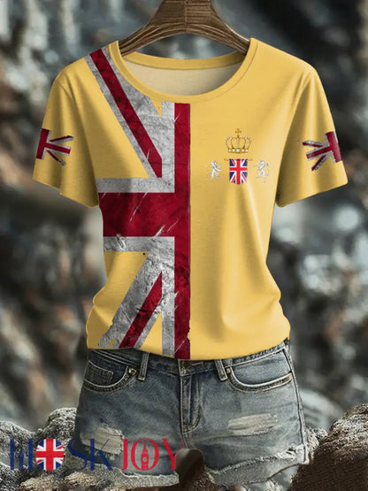 Women’s UK Flag Pride Printed T-Shirt