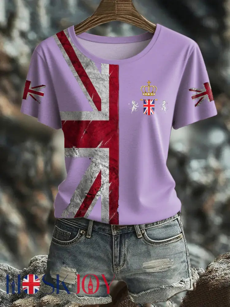 Women’s UK Flag Pride Printed T-Shirt