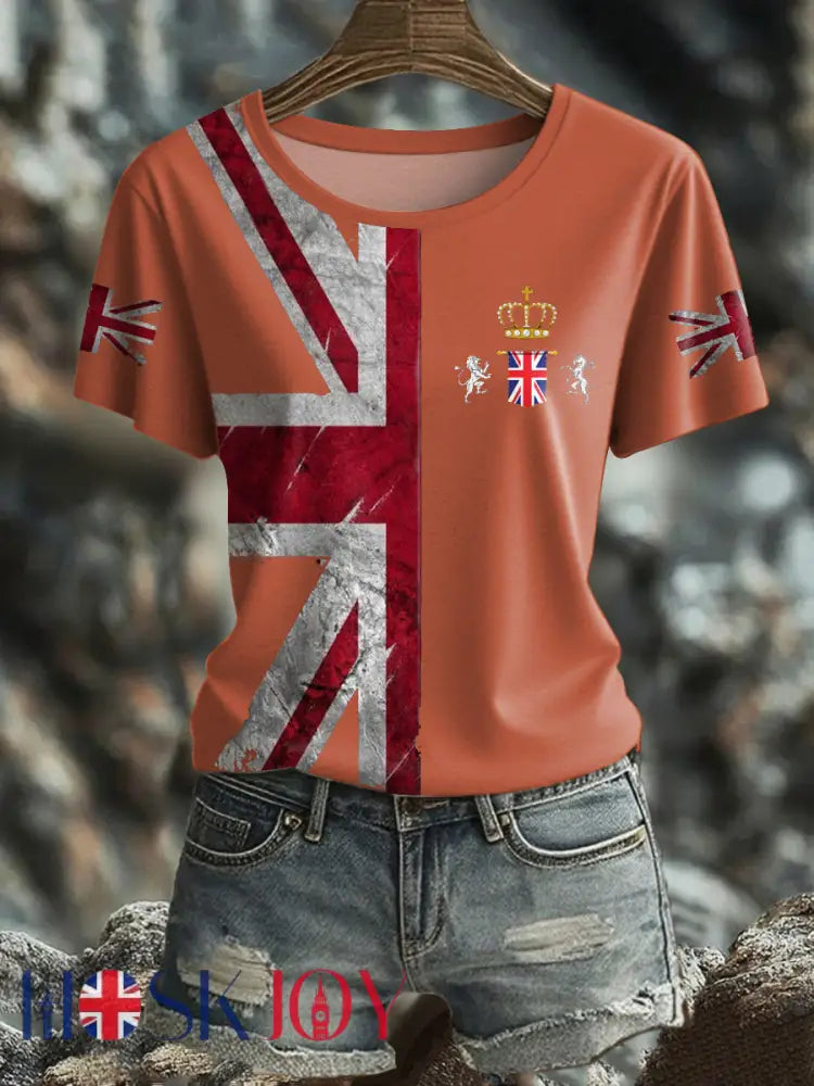 Women’s UK Flag Pride Printed T-Shirt