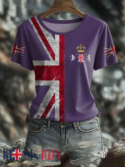Women’s UK Flag Pride Printed T-Shirt