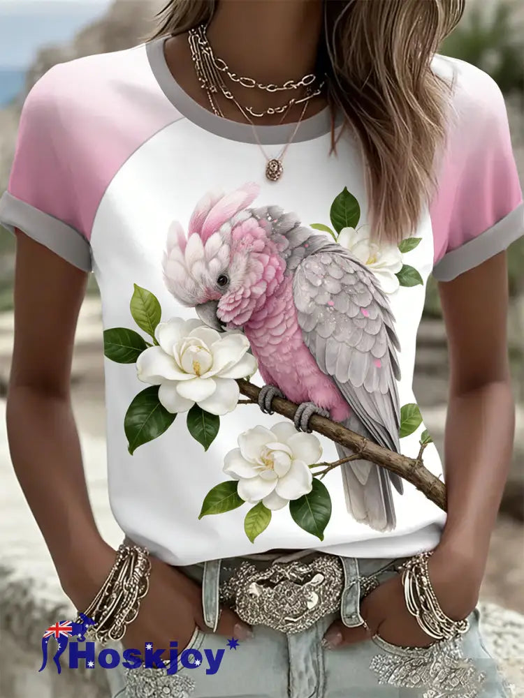 Women’s Vintage Australian Holiday Casual Comfortable T-shirt A / S