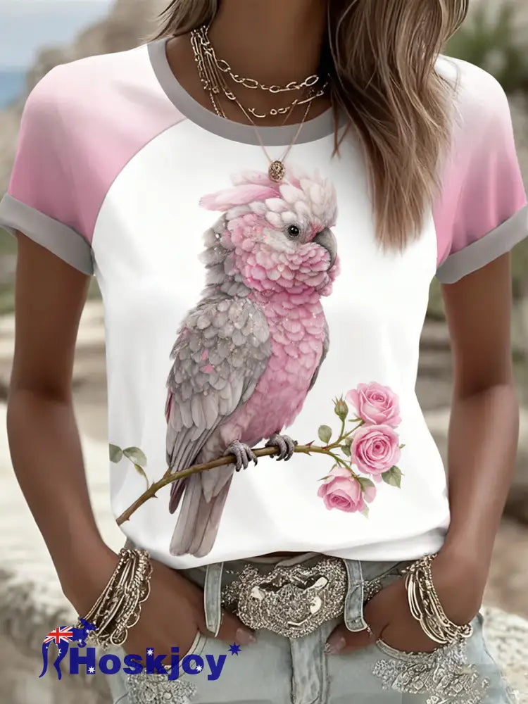 Women’s Vintage Australian Holiday Casual Comfortable T-shirt A / S