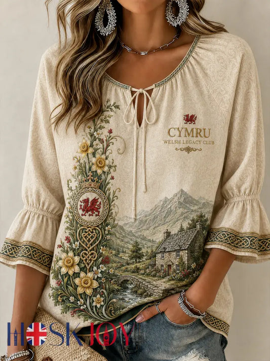 Women’s Wales UK Print T-Shirt - A / S
