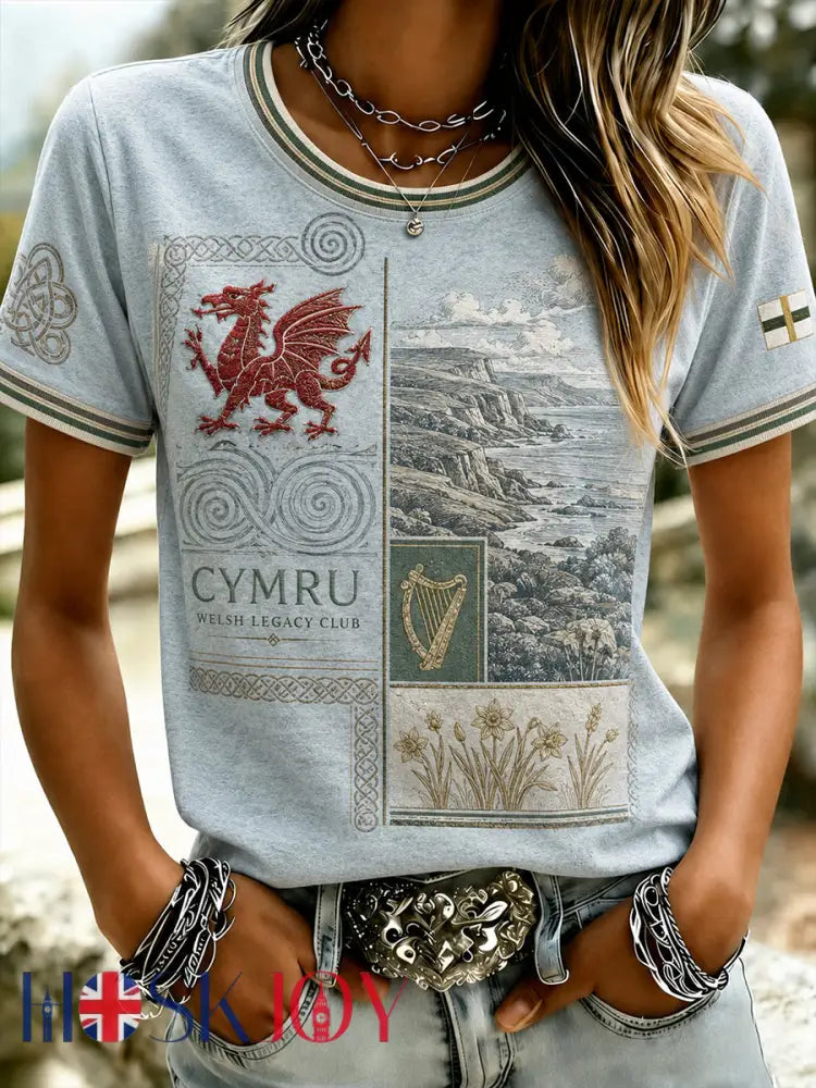 Women’s Wales Uk Short-Sleeved T-Shirt - A / S