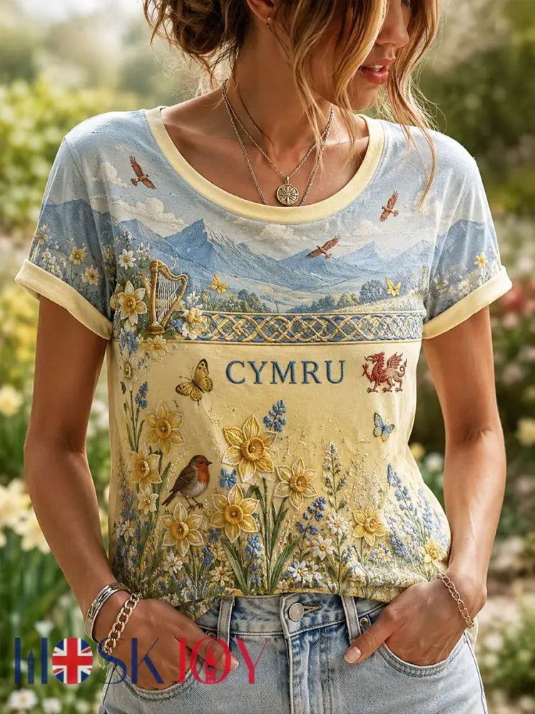 Women’s Wales Uk Short-Sleeved T-Shirt - A / S