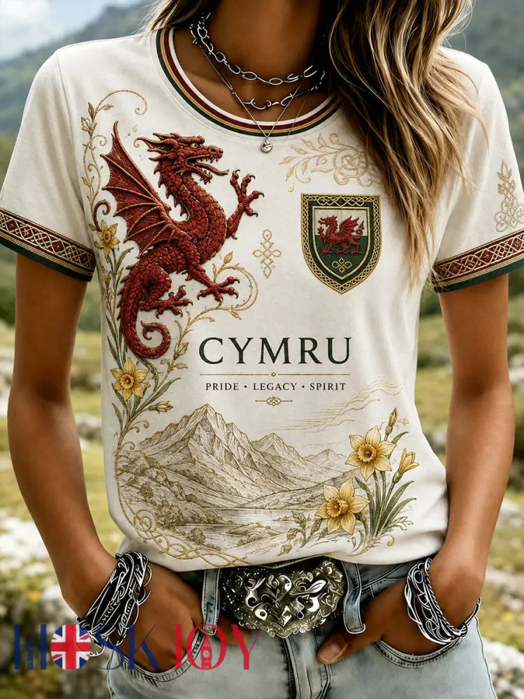Women’s Wales Uk Short-Sleeved T-Shirt - A / S