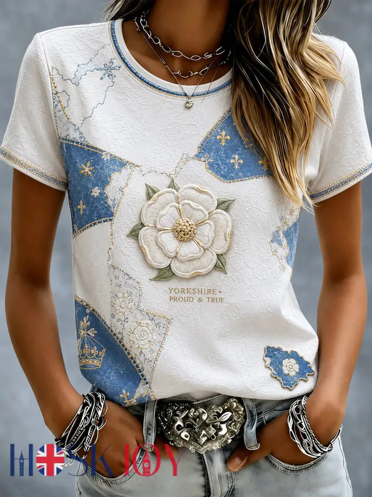 Women’s Yorkshire England Short-Sleeved T-Shirt - A / S